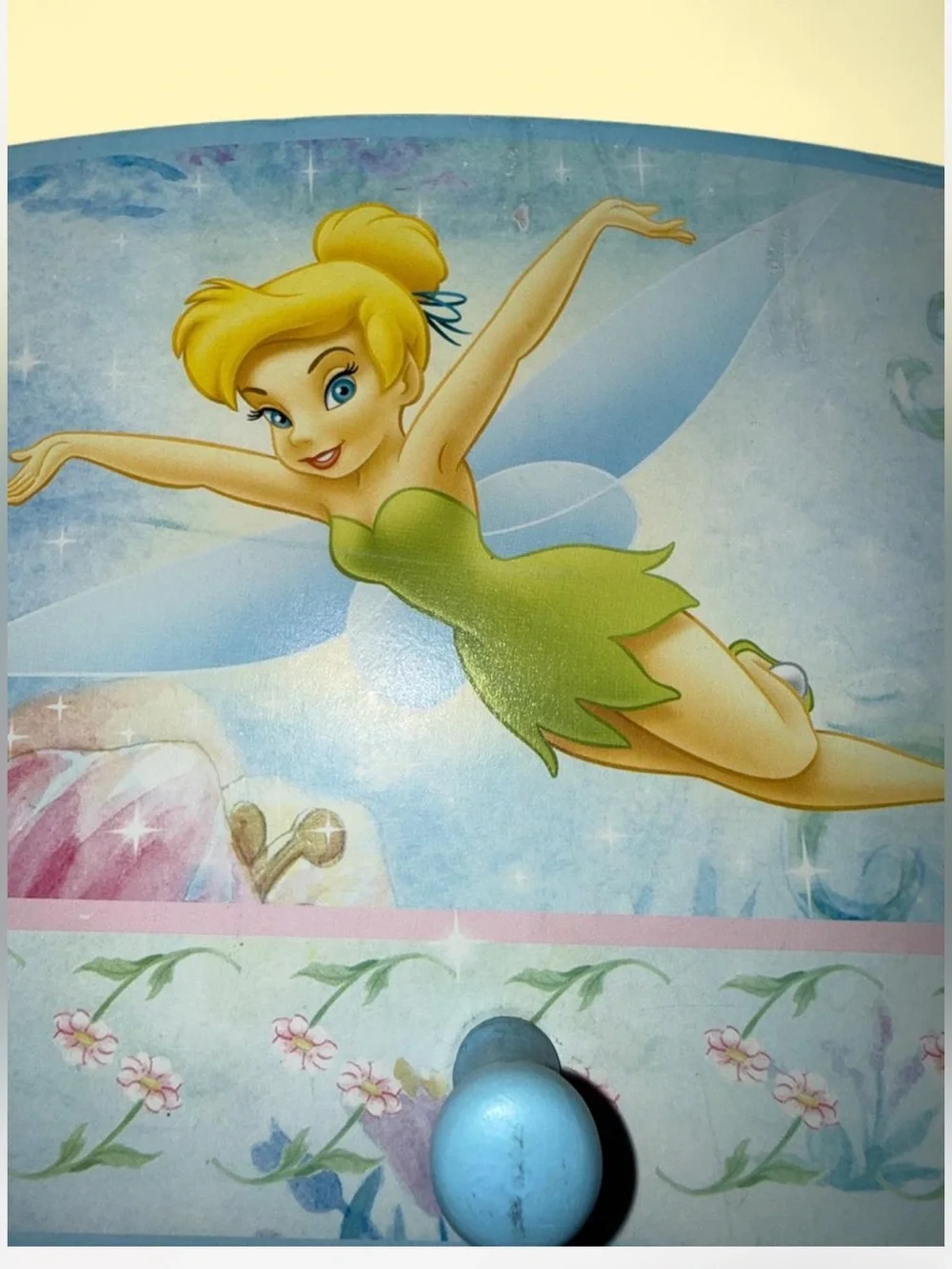 Vintage Y2K Tinker Bell Wall Hook Rack